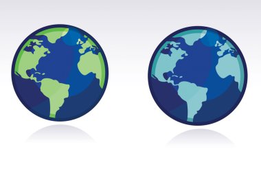 Vector Globe / World Map clipart