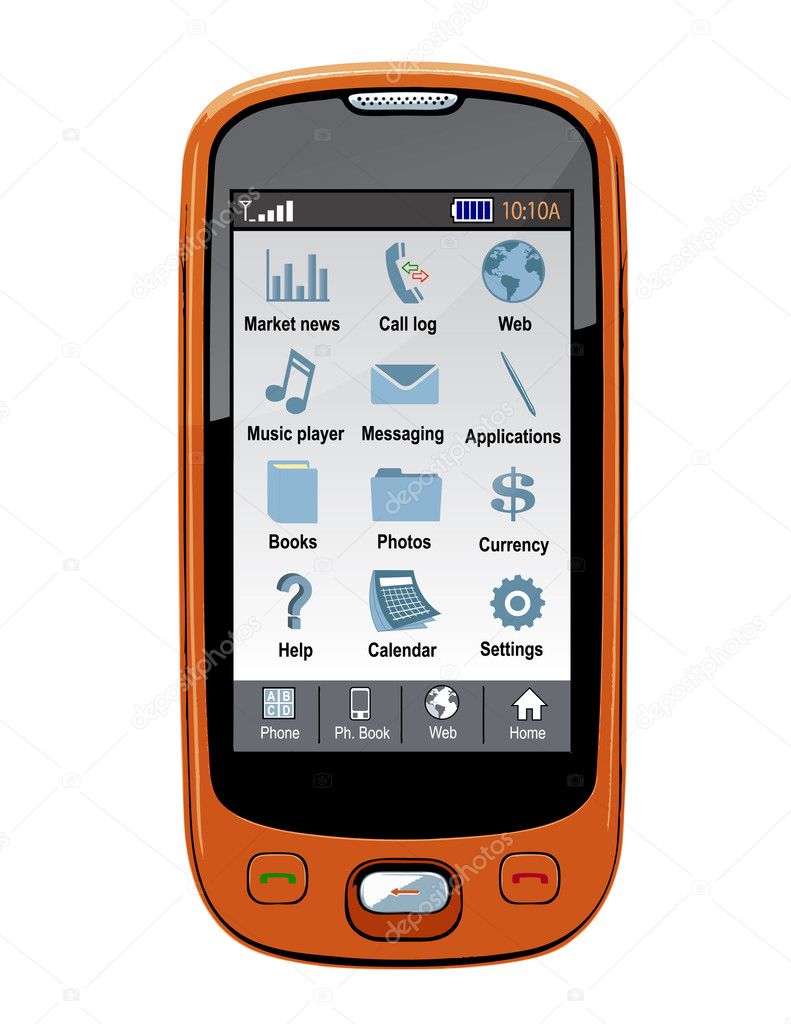 Vector cell phone / PDA / GPS