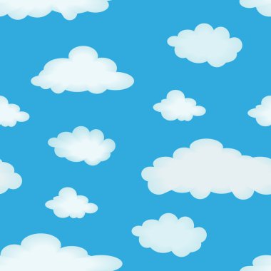 Cloudy background clipart