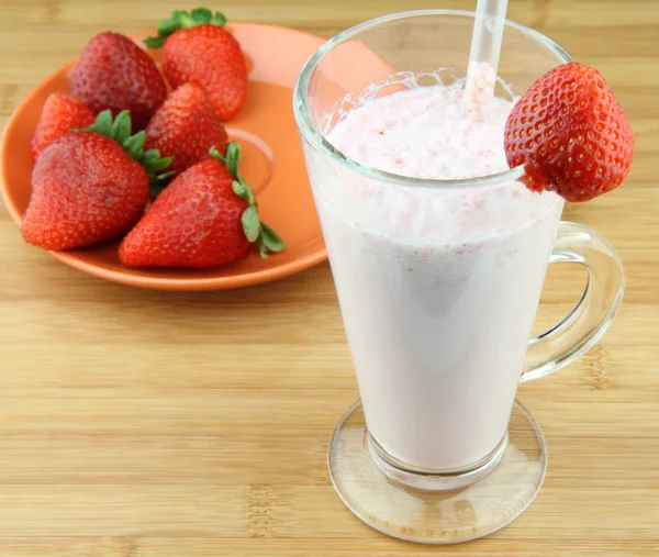 stock image Strawberries cocktail