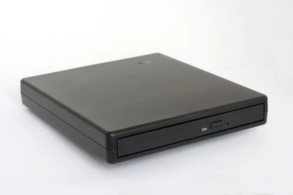 Unidade de CD / DVD ROM externa — Fotografia de Stock