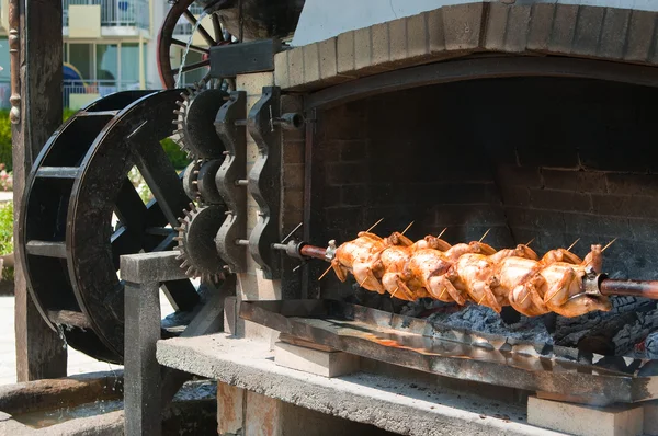 Grilled chickens — Stock Photo, Image