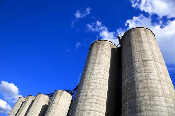 stock image Silos and Sky 2