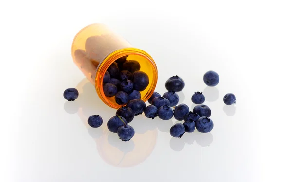 Blueberries as Natural Medicine — Stock Photo, Image