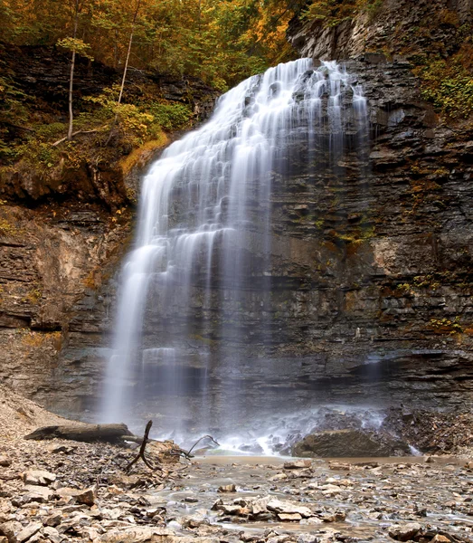 Majestic Tiffany Falls, Ontário, Canadá — Fotografia de Stock