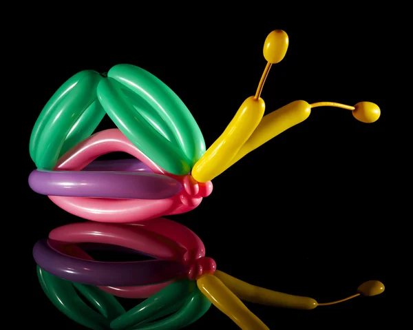 Balloon sculpture of a snail — Stock Photo, Image