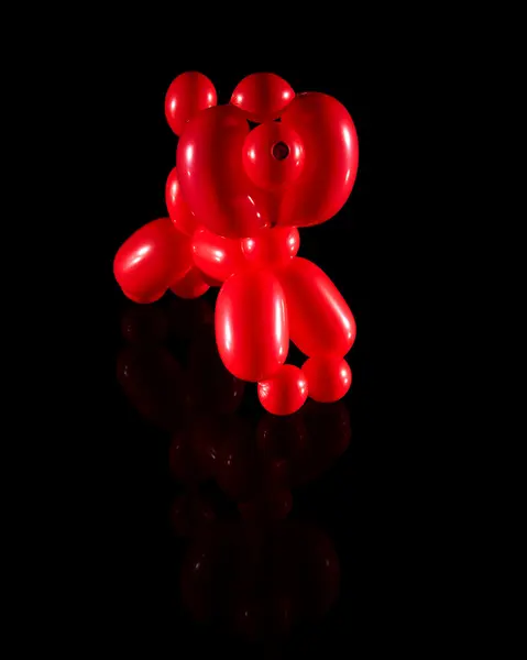 Red balloon poodle — Stock Photo, Image