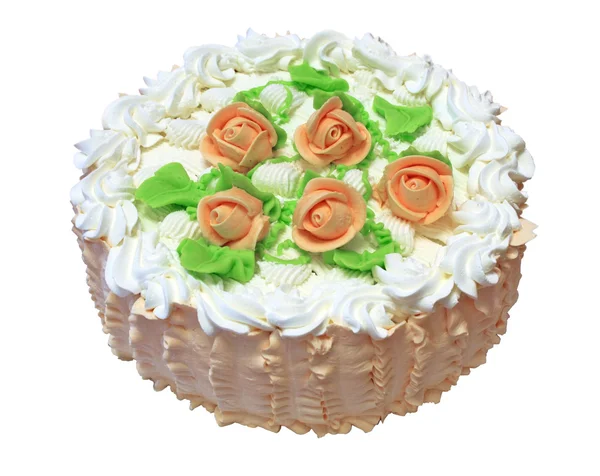 クリーム ケーキtvarohový dort s piniovými — Stock fotografie