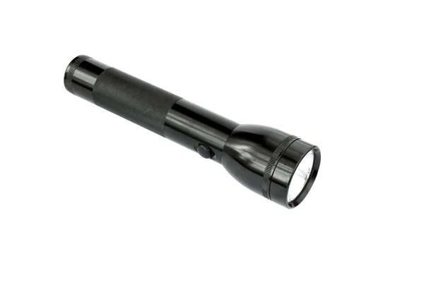 Black flashlight — Stock Photo, Image
