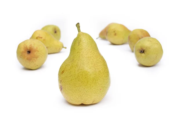 Many yellow pears — Stock Photo, Image