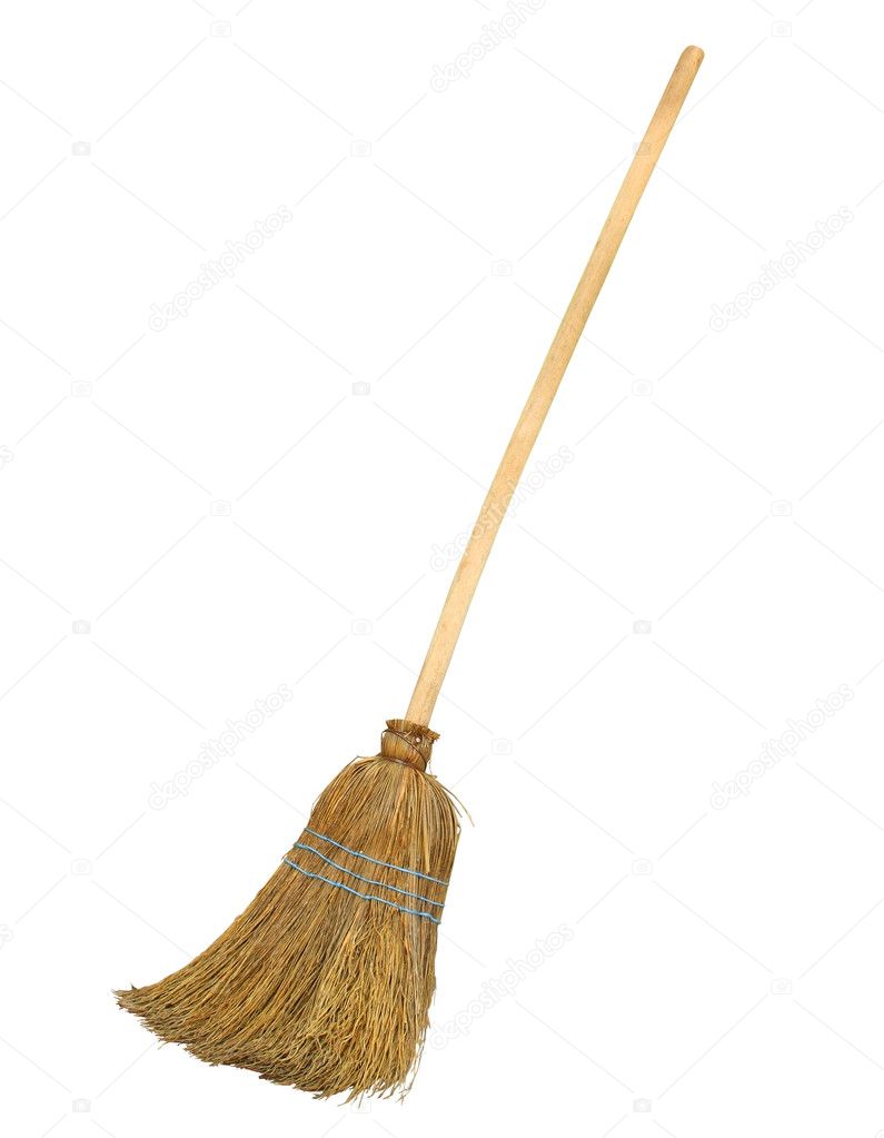 Straw broomstick