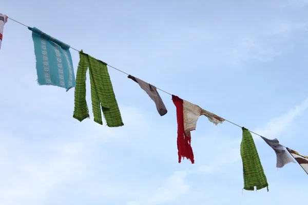 stock image Kleidung im Wind