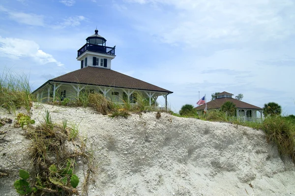 Blick auf den Strand des Leuchtturms Boca Grande — Stockfoto