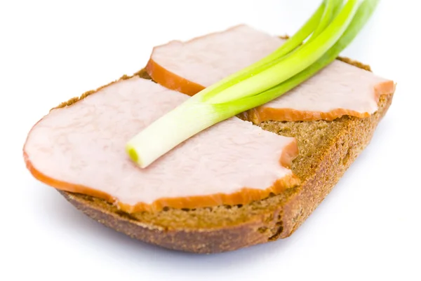 Szynka i chleb żytni Zdjęcia Stockowe bez tantiem