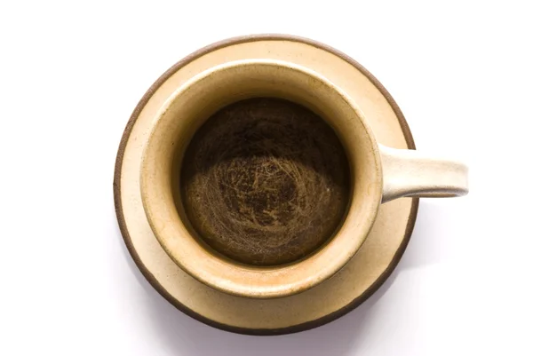 Çay fincanı Üstten Görünüm — Stok fotoğraf
