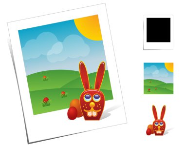 Animal Scenes / Easter Bunny clipart