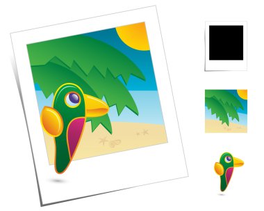 Animal Scenes / Holidays Parrot clipart