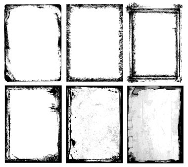 Textured Frames / 1 clipart