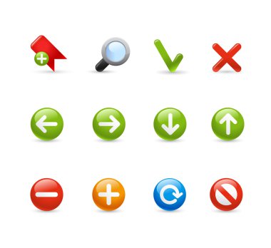 Gel Icon Set - 1 / Navigation clipart