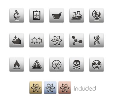 Science // Metallic Series clipart