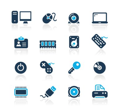 Computer & Devices // Azure Serie clipart