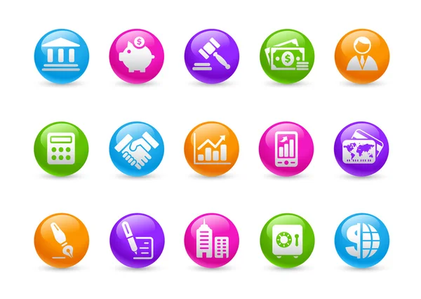 Business and Finance icons — Stock Photo, Image