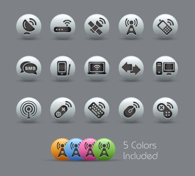 Wireless & Communications // Pearly Series clipart
