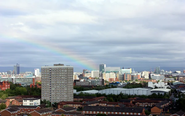 Manchestervisions rainbow — Stock Photo, Image