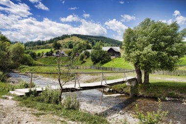 Countryside in Romania clipart