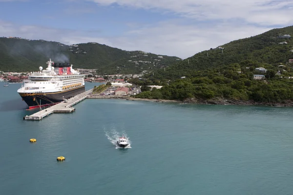 St. Thomas Cruise Ship Dock Stock Picture