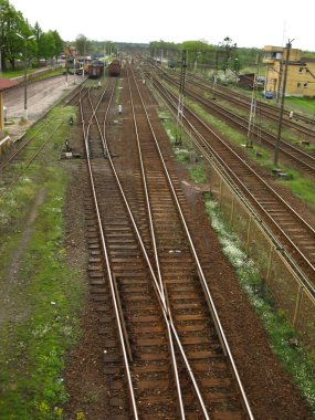 demiryolu parça ve katılımına