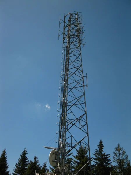Transmisor y antena receptora — Foto de Stock