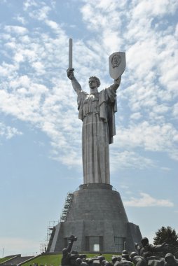 Statue of the Motherland in Kiev clipart