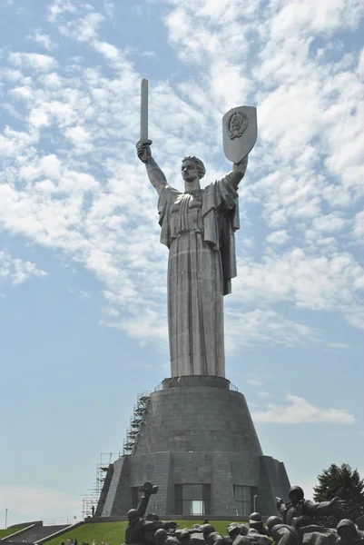 Άγαλμα του πατρίδα στο Κίεβο Εικόνα Αρχείου