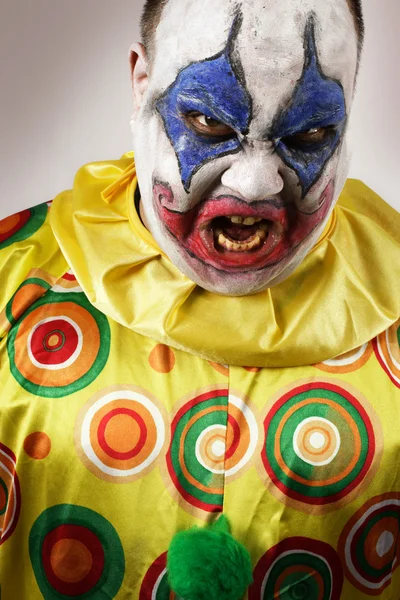 Mauvais clown en colère — Photo
