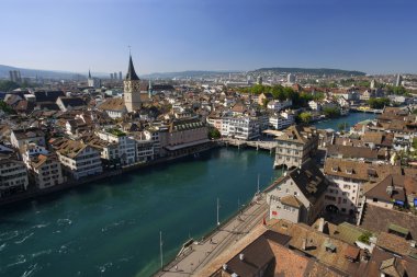 Zurich cityscape clipart