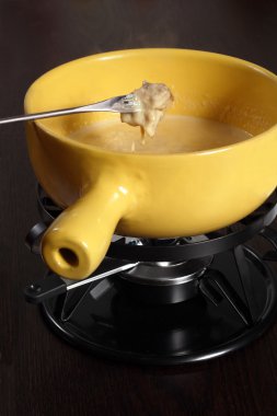 Swiss fondue clipart