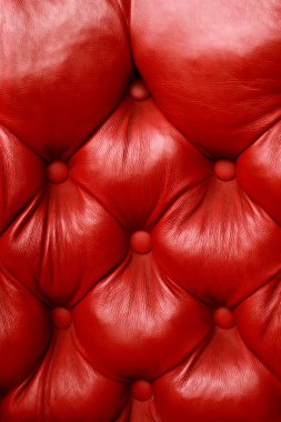 Plush red leather clipart