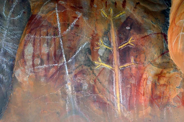 Arte rupestre aborigena — Foto Stock