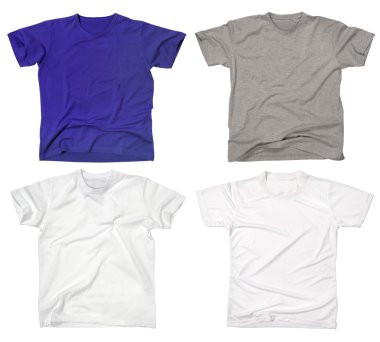 Blank t-shirts 2 clipart