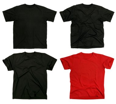 Blank t-shirts clipart