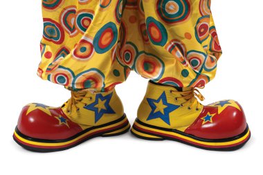 Clown shoes clipart