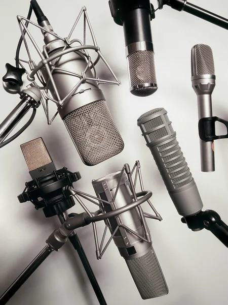 Mikrofony — Stock fotografie