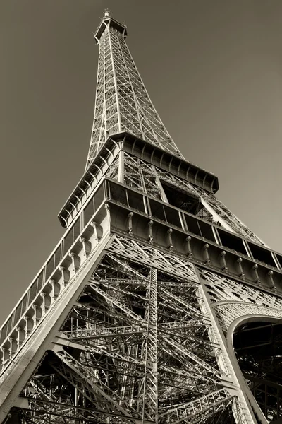 Torre Eiffel sepia — Foto de Stock