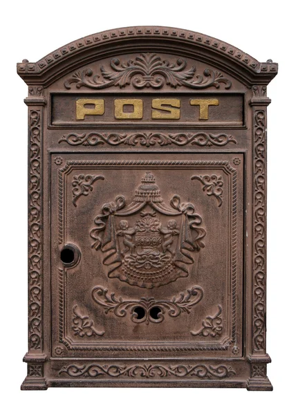 Античный почтовый ящик — стоковое фото