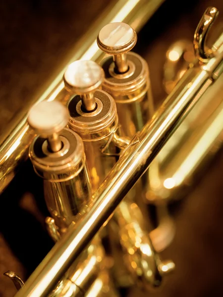 Trumpet valves — Stock Photo, Image