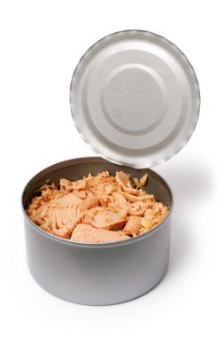 Open can of tuna clipart