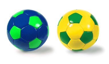 Soccer balls clipart