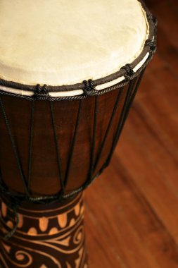 African Djembe drum clipart