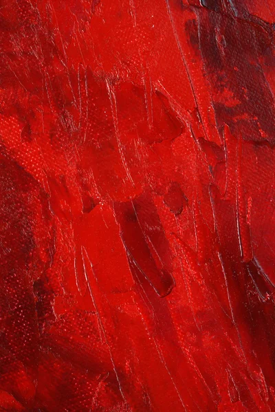 Peinture rouge abstraite — Photo